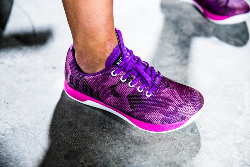 Purple Nobull Camo Women's Trainers | CA F1856D